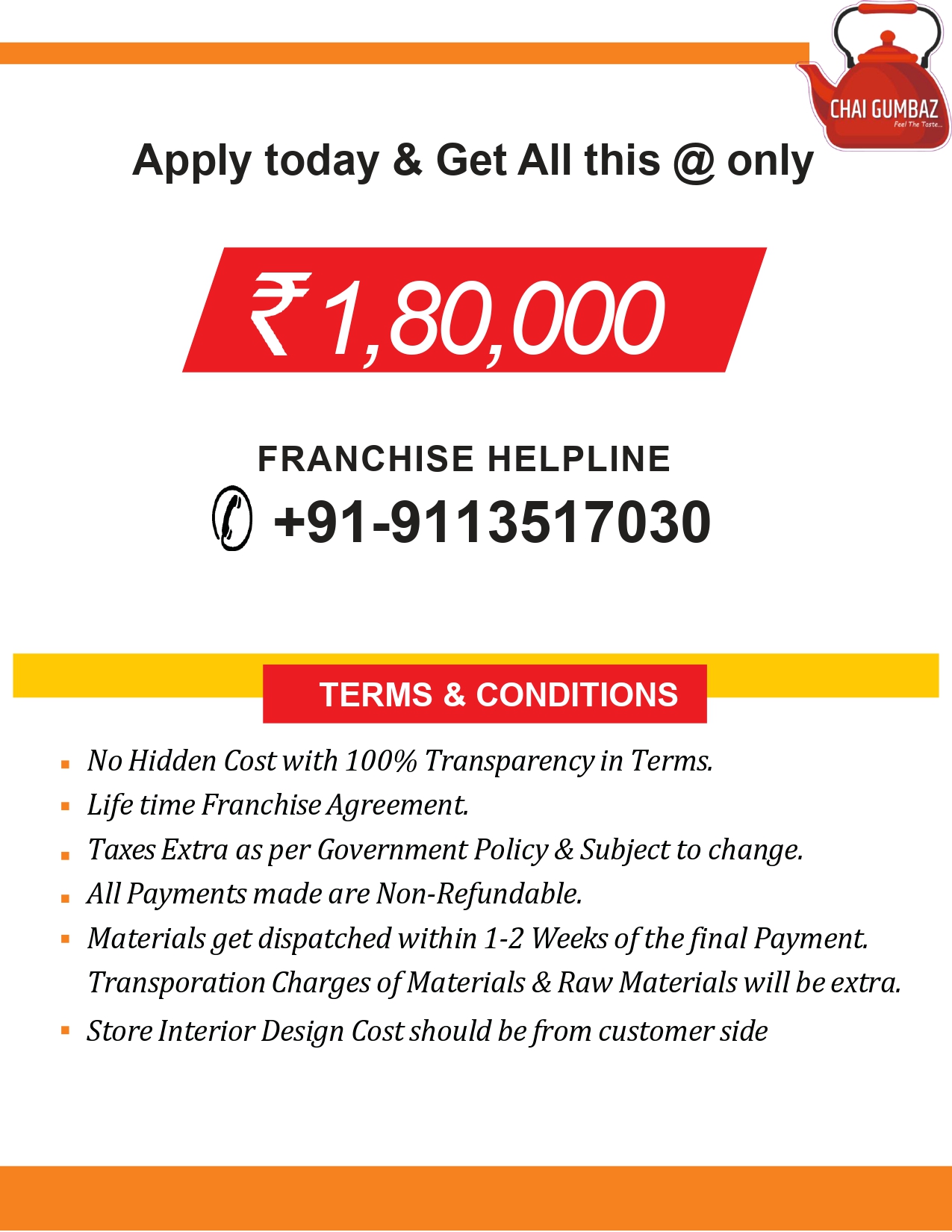 Chai Gumbaz Franchise 7